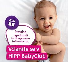 VČLANI SE V HIPP BABYCLUB-U >>