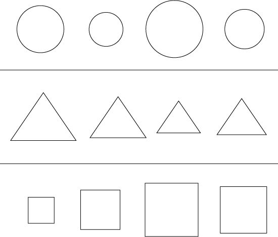 Pobarvanka Geometrijski liki