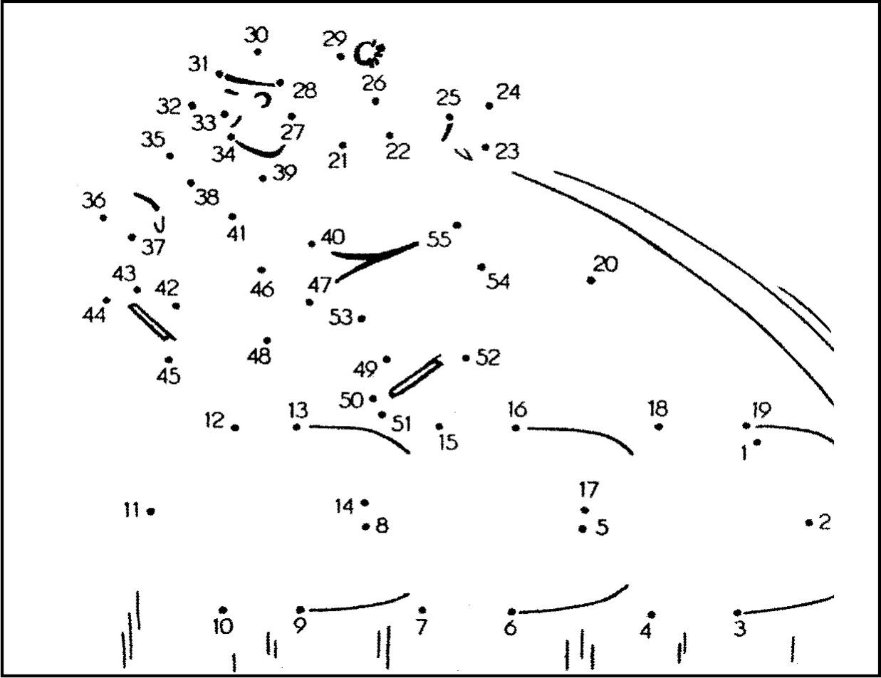 Pobarvanka Poveži številke 